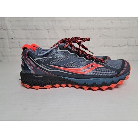 Saucony Shoes - SAUCONY Peregine 6 Women's Grey/Pink Running Shoe Size 10.5